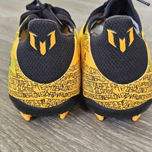 B10 Adidas X Speedflow Messi.3 FG Soccer Cleats Yellow Black Size 7 GW7419 main image 8